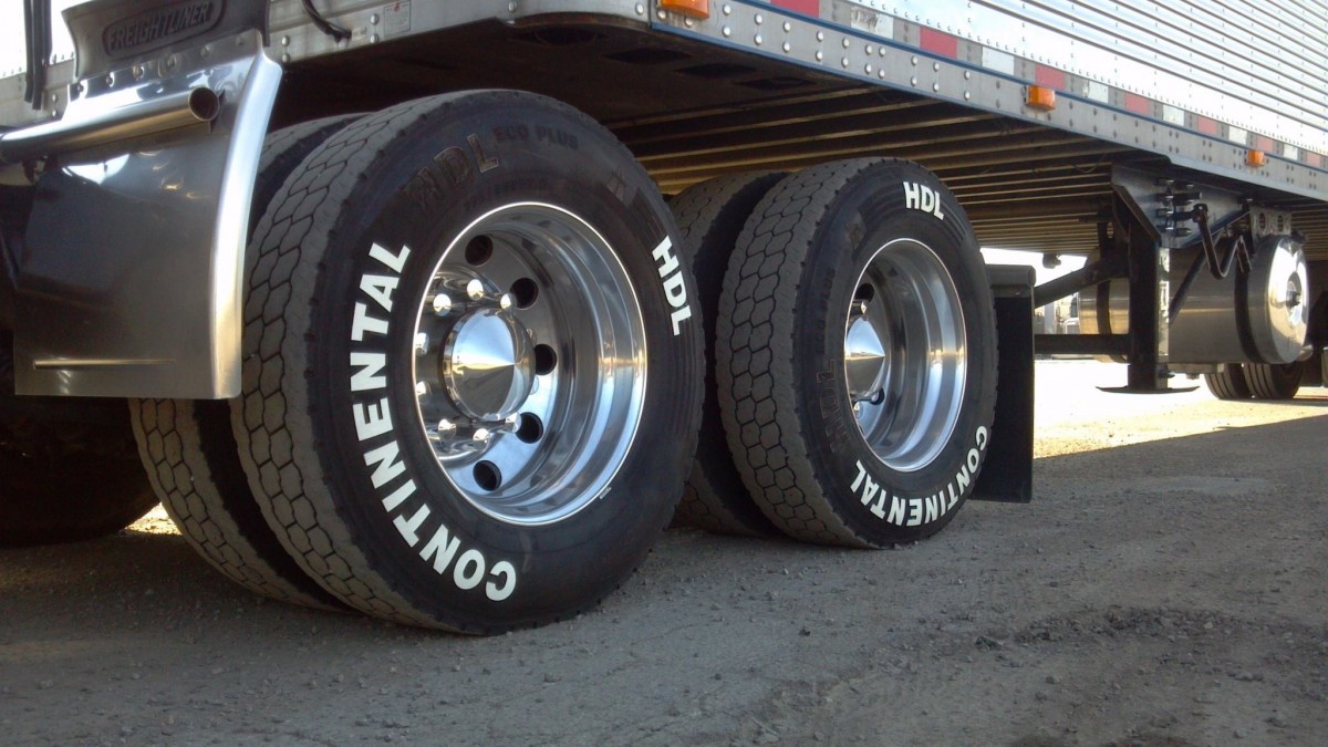 Tires on a fleet vehicle